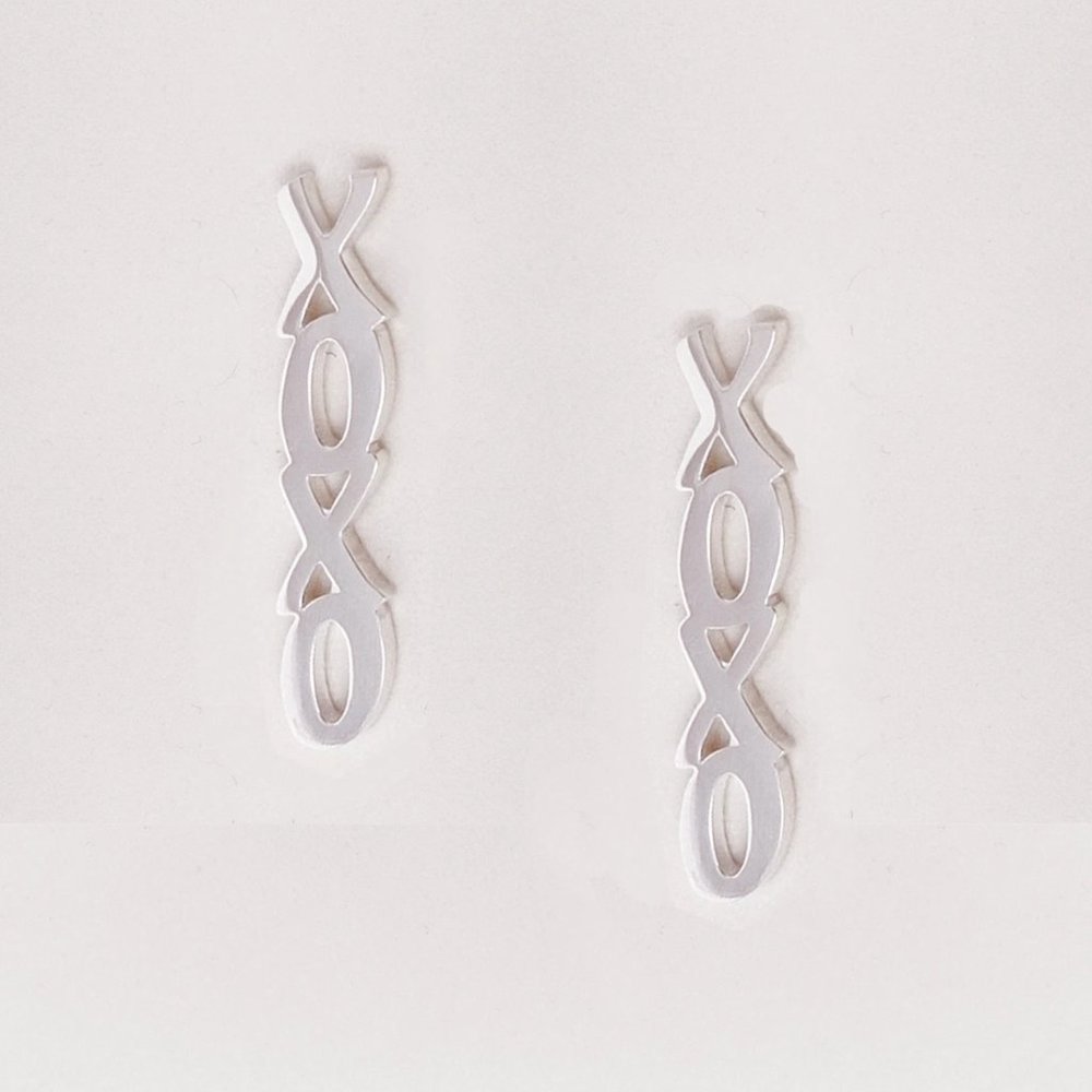 XOXO Stud Earring - Silver
